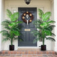24Leaves Areca Palm Simulation Green Plants Realistic Artificial Trees Suitable For Bedroom Living Room Outdoor Decoration