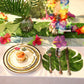 Artificial Tropical Palm Leaves Safari Jungle Decorations Hawaiian Luau Party Leaf Home Table Decor Wedding Birthday Fake Plants